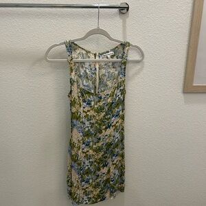 Reformation patterned sun dress size 2